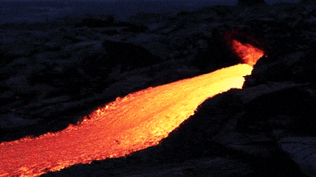 lava flowing GIF