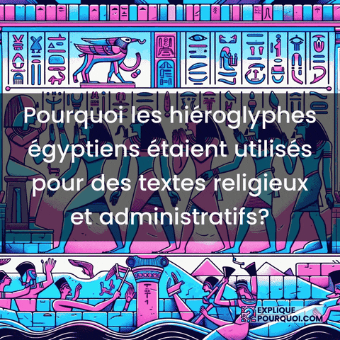 Hiéroglyphes Égyptiens GIF by ExpliquePourquoi.com