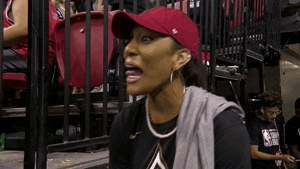 Cracking Up Wow GIF by WNBA