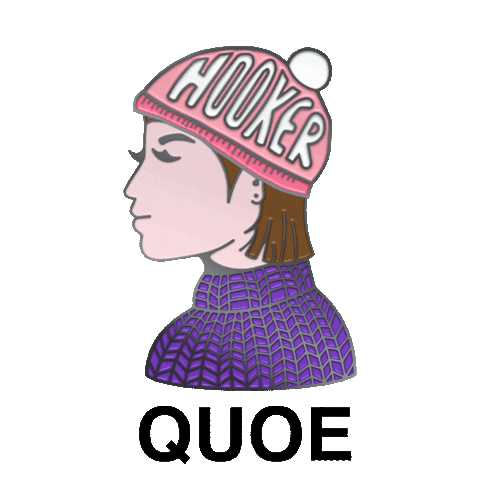 Brain Crochet Sticker