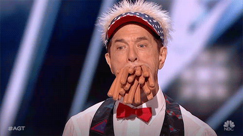 Hot Dog Nbc GIF by America's Got Talent - Find & Share on GIPHY