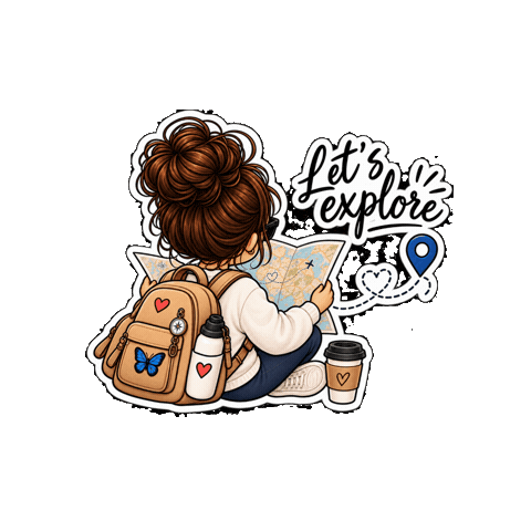 Coffee Explore Sticker