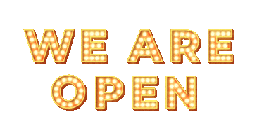 We Are Open Sticker by LUIGIA - The Best of Italy