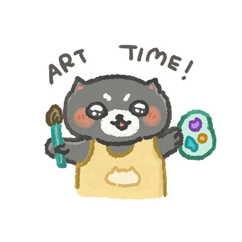 Happy Art Sticker