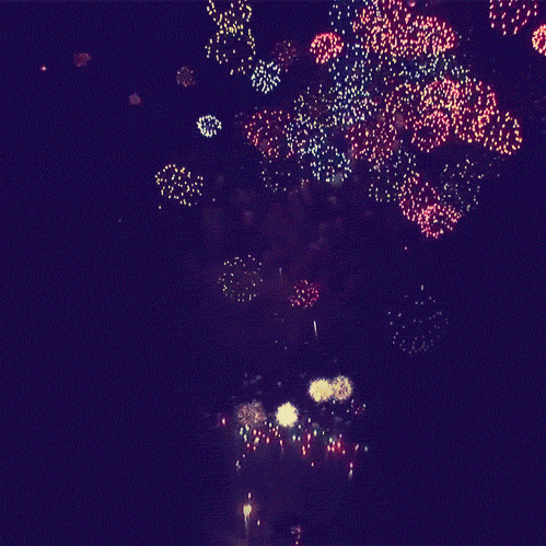 new year fireworks GIF