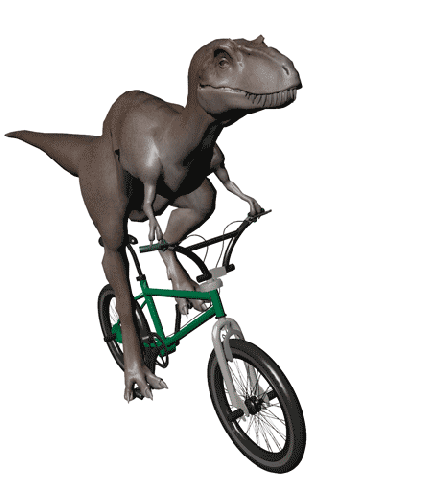 bike dinosaur