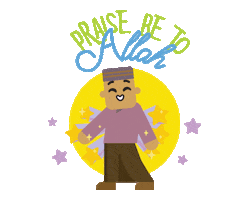 Stars Muslim Sticker