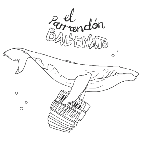 Illustration Swimming Sticker