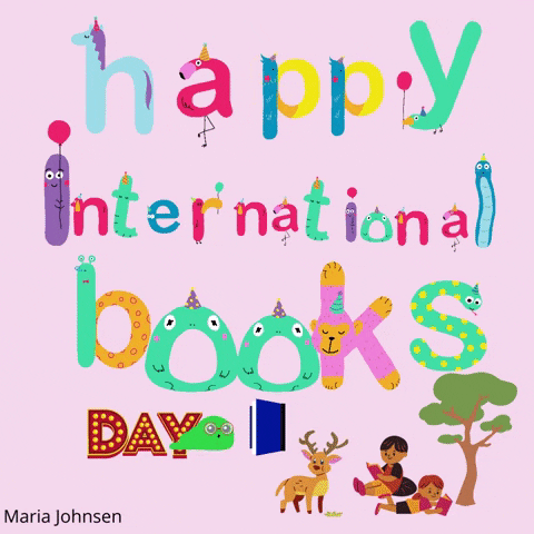 Book Day GIF by Maria Johnsen