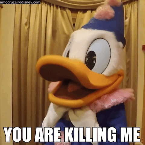 I Cant Breathe Donald Duck GIF by Amo Cruzeiro Disney