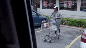 shopping cart trucker hat GIF by Fuse