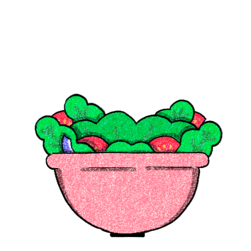 Health Salad Sticker by Broadly