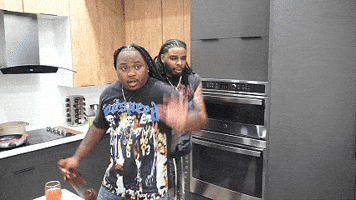 Hands Up Cooking GIF