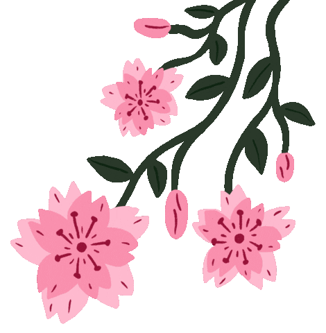 Kukka Sticker by Pikku paperi