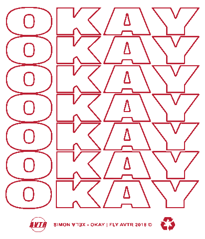 Okay Sticker by Simon Alex