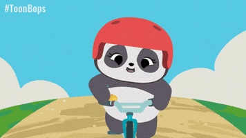 Friends Bike GIF by Treehouse Direct