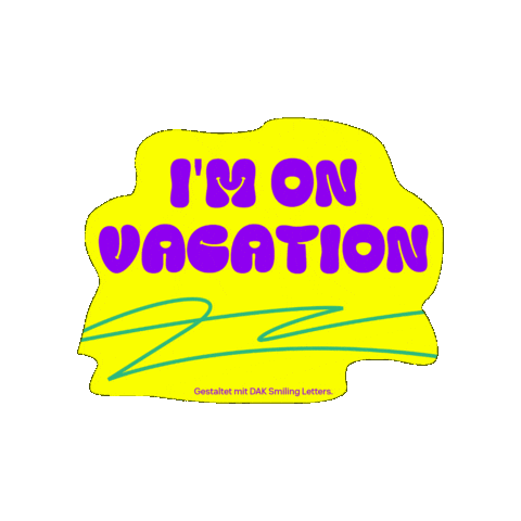 Vacation Vacay Sticker by DAK-Gesundheit