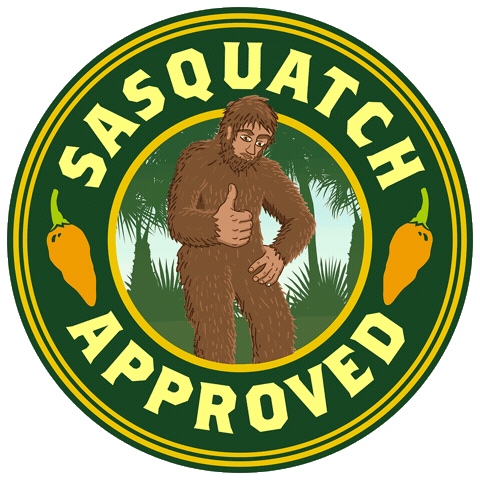 Bigfoot Thumbs Up Sticker by The Original Florida Brand Hot Sauce