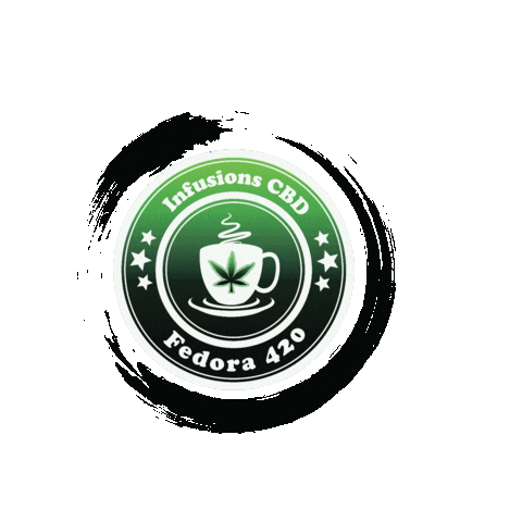 FEDORA 420 Sticker