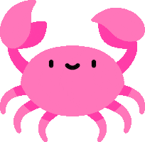 Sea Creature Pink Sticker by Matt Crump