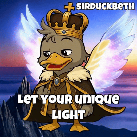 Mountain Glow GIF by SirDuckbeth