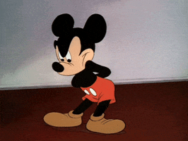 Angry Mickey Mouse GIF
