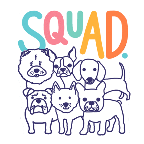 Dog Friends Sticker by Puppr