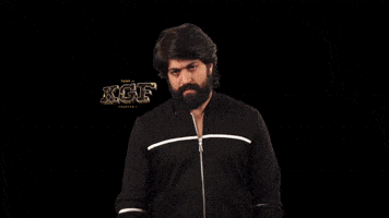 kgf #swag #yash #excel #anger #furious #rage #attitude #chalchal #jaana #goaway #movie #film GIF by KGF