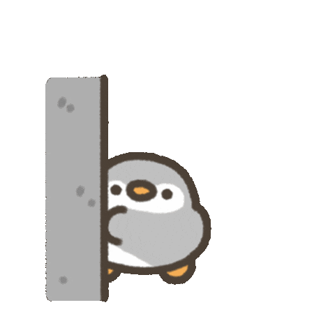 Look Penguin Sticker