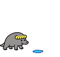 Snorkle Prawn Sticker