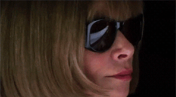  reaction nyc poetry fashion week anna wintour GIF