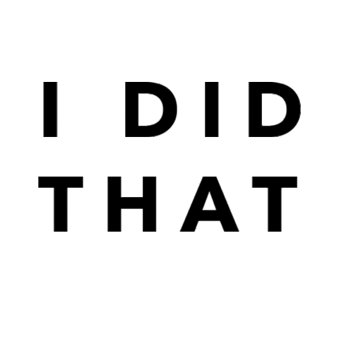 I Did It Allik Sticker by Alli K Design