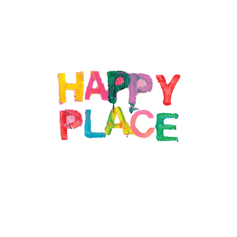 Happy Place Sticker by Kerri Rosenthal LLC