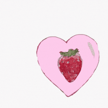 chikuuuworld love happy heart pink GIF