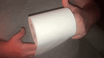 happy toilet paper GIF by Kad's Review