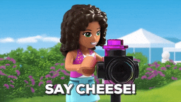 friends smile GIF by LEGO