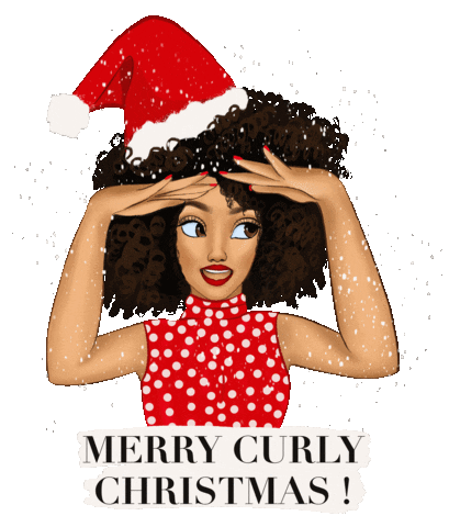 Merrychristmas Sticker by Hause of Curls