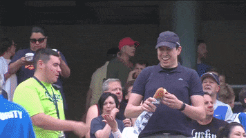 sausage chow GIF by Kane County Cougars