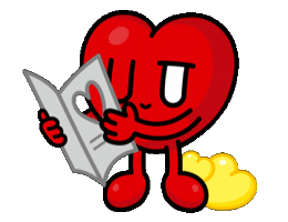 Heart Look Sticker by Kurt Wu