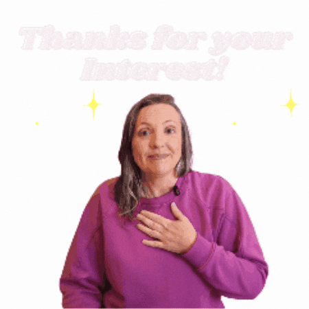 Thanks Interest GIF by Theresa Lear Levine