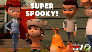 Scary Movie Halloween GIF by PBS KIDS