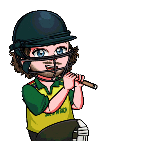 South Africa Cricketer Sticker by Luke Westen