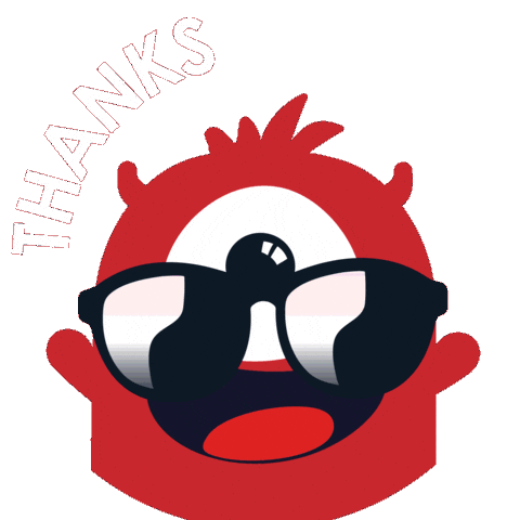 Fun Thank You Sticker by NBCBadminton