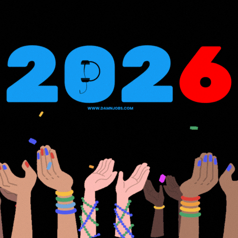 Happy New Year Party GIF by Damnjobs