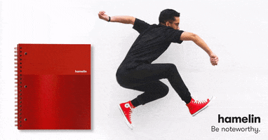 Jumping Red Shoes GIF by Hamelin Brands