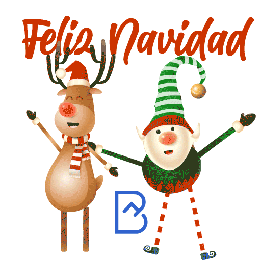 Feliz Navidad Fiestas Sticker by Bariloche