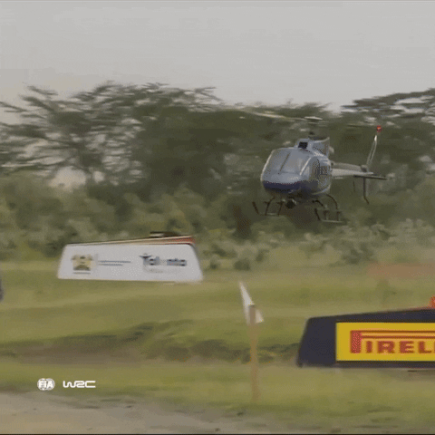 Helicopter Chasing GIF by FIA World Rally Championship