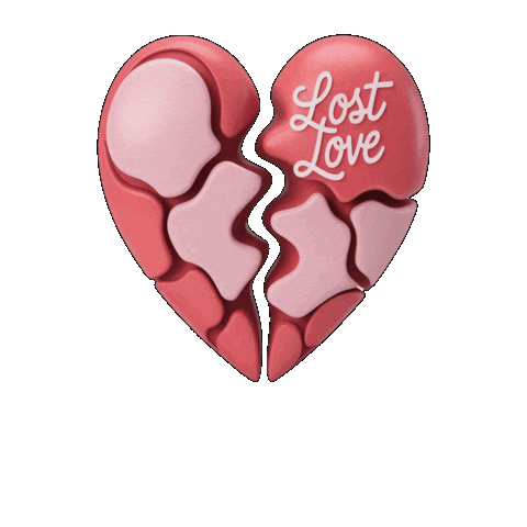 Broken Heart Love Sticker by Seorang Zaki
