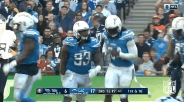 Celebrate Melvin Ingram GIF by Los Angeles Chargers