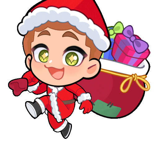 Christmas Laugh Sticker by KoiJay